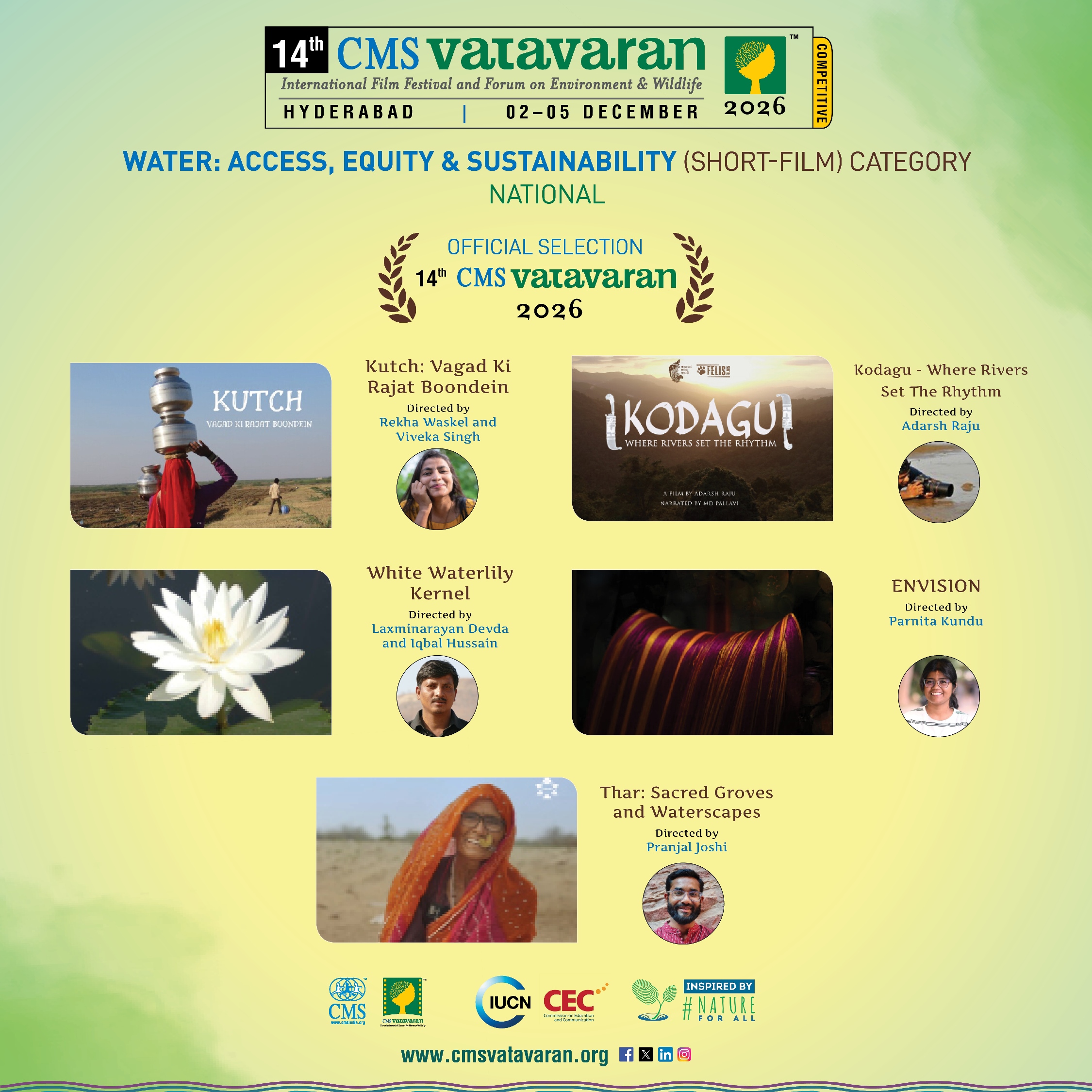 Water: Access, Equity & Sustainability — Short Film — National Nominations